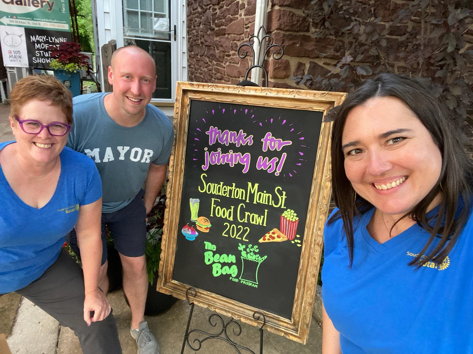 Bean Bag Food Crawl Rotary Club of SoudertonTelford